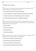Community Health HESI practice questions with 100% correct answers