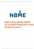 HIGH YIELD  IMAGES  NBME 25-30 QUESTIONS AND  ANSWERS| Complete 2024