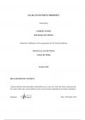 ICB RTAP Dissertation on topic Investment Property