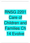 RNSG 2201  Care of  Children and  Families Ch  14 Evolve