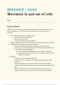 Biology "Cells" Notes 