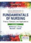 Test Bank Davis Advantage for Fundamentals Of Nursing (2 Volume Set) 4th Edition Judith M. Wilkinson, Leslie S. Treas 2024