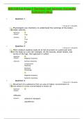 BIO 210 Lec Exam 1 Questions and Answers- Greenville Technical College