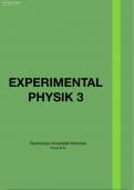 Experimentalphysik 3 - Skript und Formelsammlung