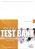 Test Bank For Skills for Success with Microsoft Excel 2016 Comprehensive 1st Edition All Chapters - 9780134479507