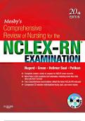 Mosby's Comprehensive Review of Nursing for the NCLEX-RN® Examination 20th Edition by Patricia M. Nugent, Judith S. Green, Mary Ann Hellmer Saul