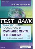 TEST BANK FOR VARCOLIS' FOUNDATIONS OF PYSCHIATRIC MENTAL HEALTH NURSING 8TH EDITION COMPLETE||ALL CHAPTERS 1-36 FULLY COVERED||LATEST 2024