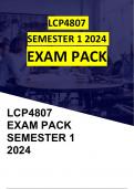 LCP4807 EXAM PACK