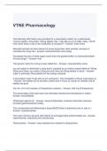 VTNE Pharmacology Exam Questions and Answers