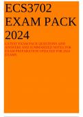 ECS3702 EXAM PACK 2024 