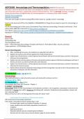 ADP20306 Immunology & Thermoregulation Summary