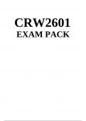 CRW2601 EXAM PACK 2024