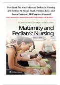 Test Bank for Maternity and Pediatric Nursing 3rd Edition by Susan Ricci, Theresa Kyle, and Susan Carman | All Chapters Covered