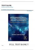 Test Bank For Interpersonal Relationships 9th Edition by Kathleen Underman Boggs||ISBN NO:10,0323551335||ISBN NO:13,978-0323551335||All Chapters||Complete Guide  A+