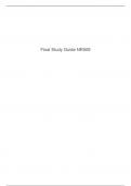 Final  NR509 Study Guide 2024