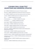 COP4600 FINAL EXAM TEST  (QUESTIONS AND ANSWERS) UPDATED