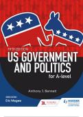 US government and politics for A-level