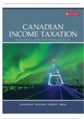 Solution manual for Canadian Income Taxation 20222023 25th Edition by William Buckwold, Joan Kitunen, Matthew Roman CHAPTER 1 TAXATION― ITS ROLE IN BUSINESS DECISION MAKING Review Questions 1. If income tax is imposed after profits have been determined, w