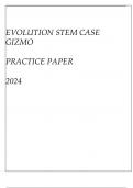 EVOLUTION STEM CASE GIZMO PRACTICE PAPER 2024.