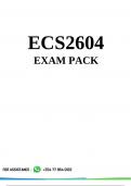 ECS2604 EXAM PACK 2024