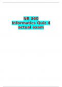 NR 360 EXAM PACK QUESTIONS WITH CORRECT &VERIFIED ANSWERS RATED A+
