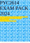 PYC2614 EXAM PACK 2024 