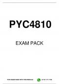 PYC4810 EXAM PACK 2024