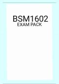 BSM1602 EXAM PACK 2024