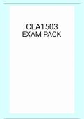 CLA1503 EXAM PACK 2024
