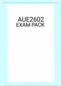 Aue2602 EXAM PACK