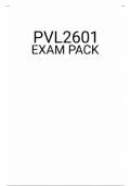 PVL2601 EXAM PACK
