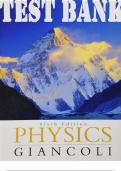  Physics Principles with Applications 6th Edition by Douglas Giancoli.  ISBN-13 978-013 Test Bank