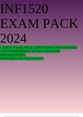 INF1520 EXAM PACK 2024 