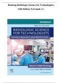 Test Bank For Radiologic Science for Technologists 12th Edition by Stewart C Bushong Chapter 1-40 A+