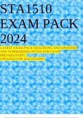 STA1510 EXAM PACK 2024 