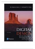 Solution Manual For Digital Design With an Introduction to the Verilog HDL, VHDL, and System Verilog, 6th Edition By Morris Mano, Michael Ciletti