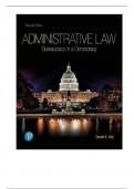 TB Administrative Law Bureaucracy in a Democracy, 7th Edition By Daniel Hall