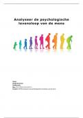 OTP30 Analyseer de psychologische levensloop van de mens  - Cijfer, 9 