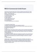 RECA Commercial Unit2 Exam Questions and Answers