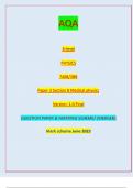AQA A-level PHYSICS 7408/3BB Paper 3 Section B Medical physics Version: 1.0 Final *JUN2374083bB01*/QUESTION PAPER & MARKING SCHEME/ [MERGED]  Mark scheme June 2023