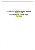 Introduction to Radiologic & Imaging Sciences & Patient Care 8th Edition by Arlene M. Adler 
