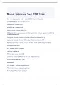 Nurse residency Prep EKG Exam Questions and Answers - Graded A