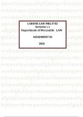 Labour Law  Mrl 3702 ASSGN 2 semester 1 2024