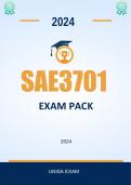 SAE3701 Exam Pack 2024