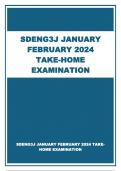 SDENG3J JANUARY FEBRUARY 2024 TAKE-HOME EXAMINATION  