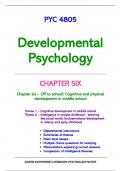 Comprehensive notes and exam elaborations for Developmental Psychology - PYC4805
