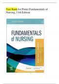 Test Bank for Fundamentals of Nursing 11th Edition by Potter, Perry, Updated with All Chapters Questions with answers (2023/2024) 
