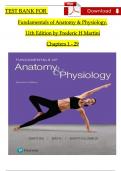 Fundamentals of Anatomy and Physiology 11th Edition TEST BANK by Frederic H Martini, All Chapters 1 - 29, Newest Version Verified