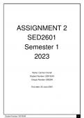EED2601 Marked Assignment 2: 92%