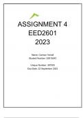 EED2601 Marked Assignment 4: 93%